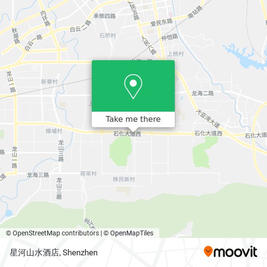 星河山水酒店 map