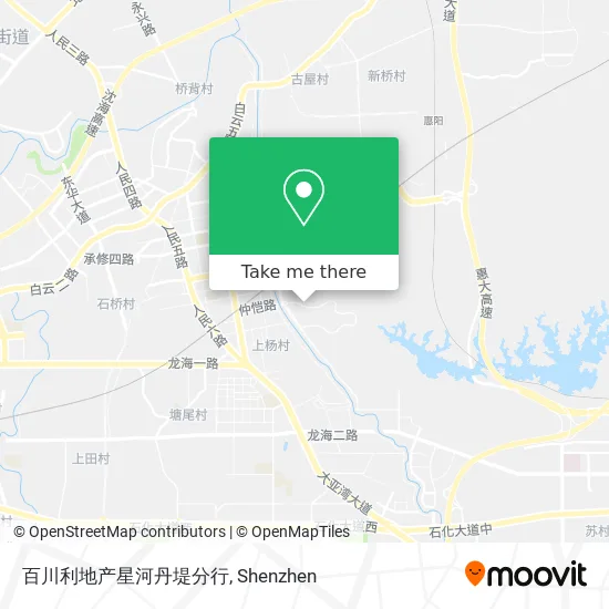 百川利地产星河丹堤分行 map