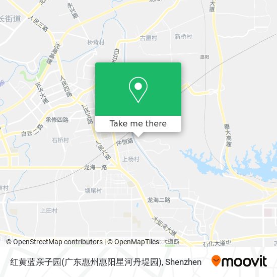 红黄蓝亲子园(广东惠州惠阳星河丹堤园) map