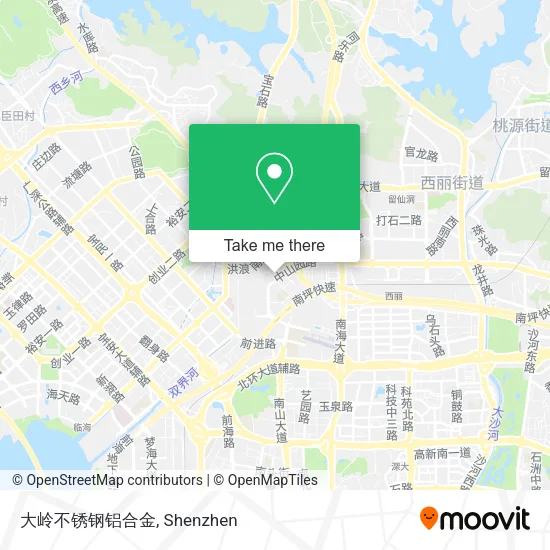 大岭不锈钢铝合金 map