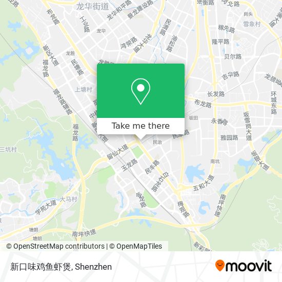 新口味鸡鱼虾煲 map