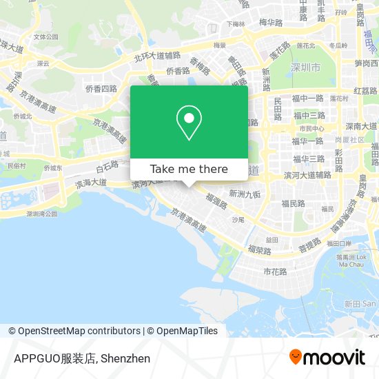 APPGUO服装店 map