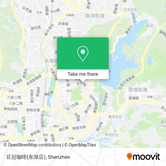 豆冠咖啡(东湖店) map