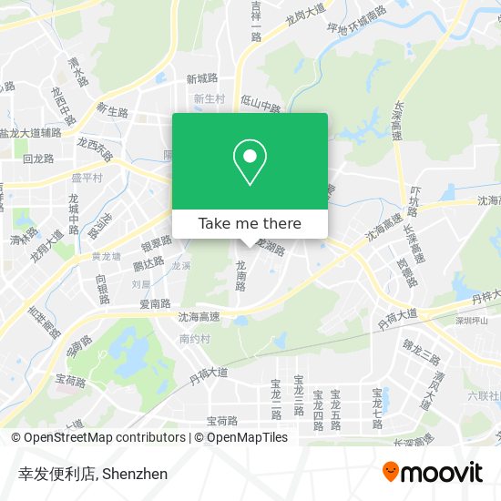 幸发便利店 map