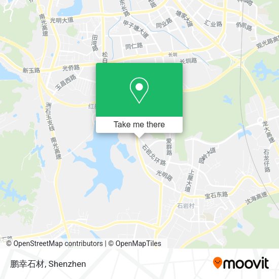 鹏幸石材 map