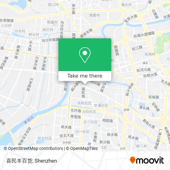 喜民丰百货 map