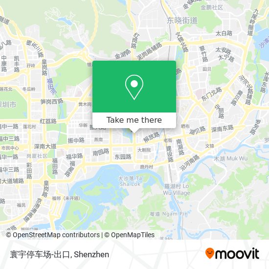 寰宇停车场-出口 map