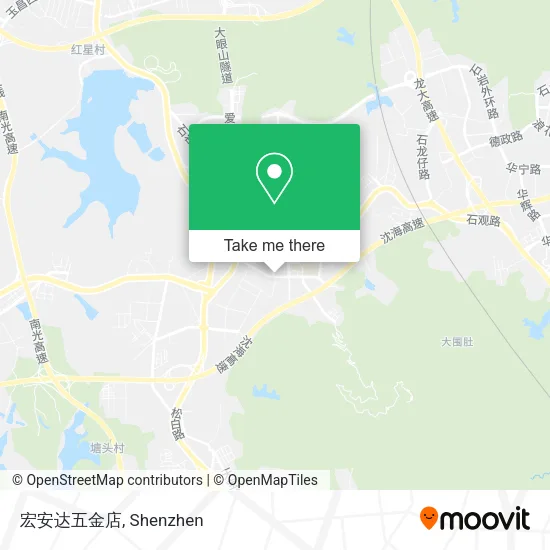 宏安达五金店 map