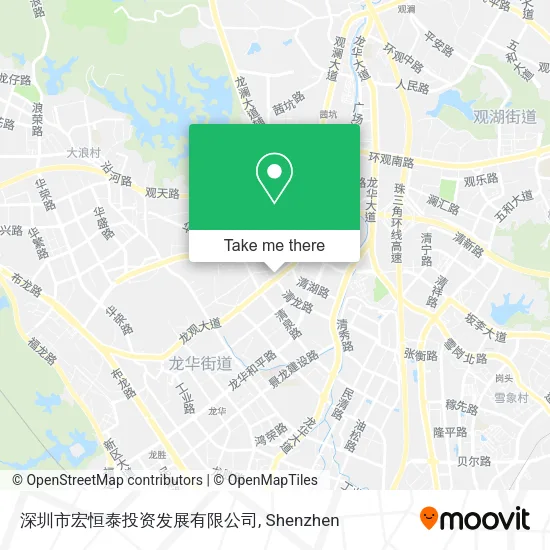 深圳市宏恒泰投资发展有限公司 map