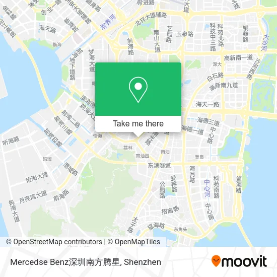 Mercedse Benz深圳南方腾星 map