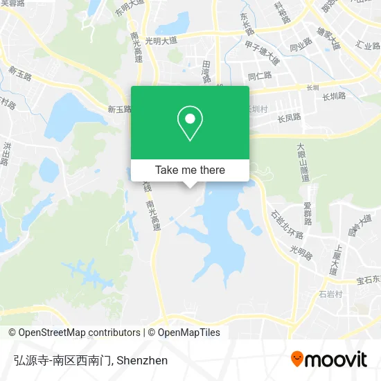 弘源寺-南区西南门 map