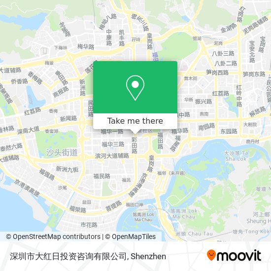 深圳市大红日投资咨询有限公司 map