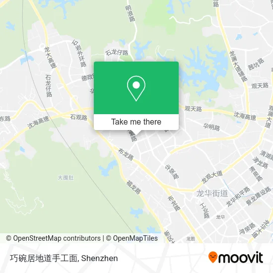 巧碗居地道手工面 map