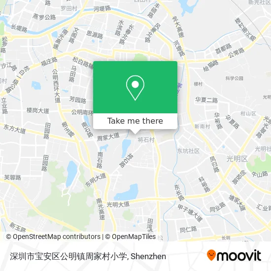 深圳市宝安区公明镇周家村小学 map