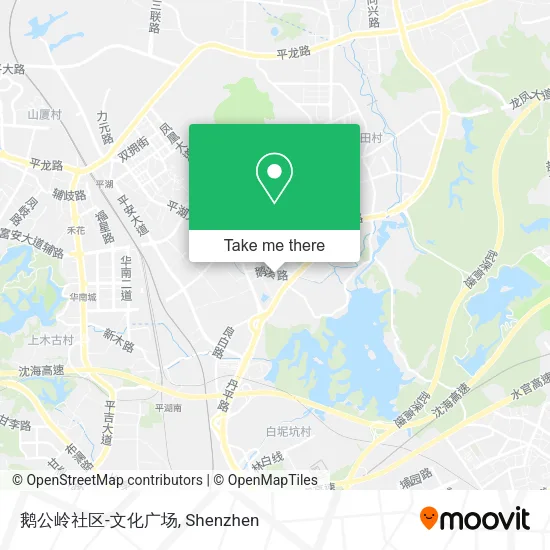 鹅公岭社区-文化广场 map