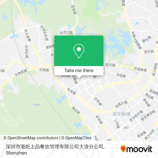 深圳市渐炬上品餐饮管理有限公司大浪分公司 map