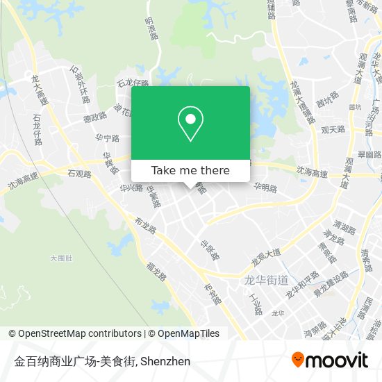 金百纳商业广场-美食街 map
