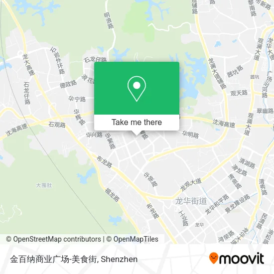 金百纳商业广场-美食街 map