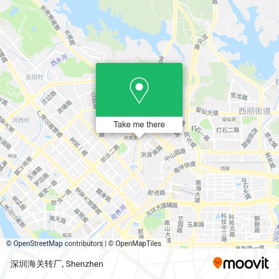 深圳海关转厂 map