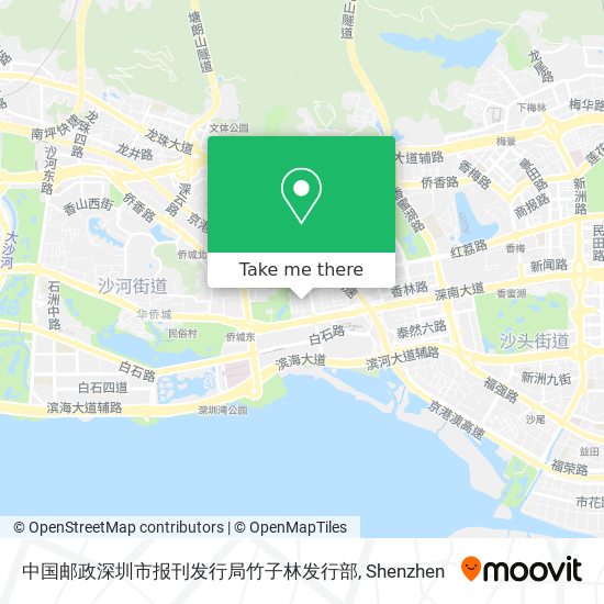 中国邮政深圳市报刊发行局竹子林发行部 map