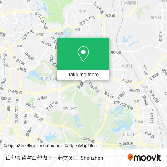 白鸽湖路与白鸽湖南一巷交叉口 map