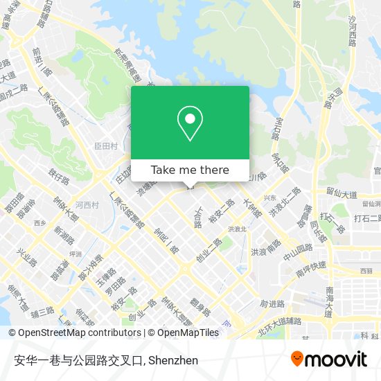 安华一巷与公园路交叉口 map