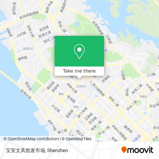 宝安文具批发市场 map