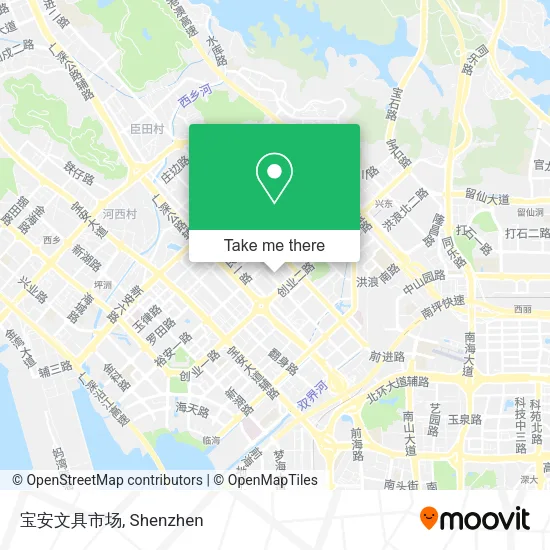 宝安文具市场 map