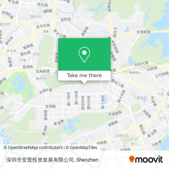 深圳市安普投资发展有限公司 map