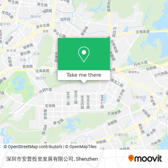 深圳市安普投资发展有限公司 map