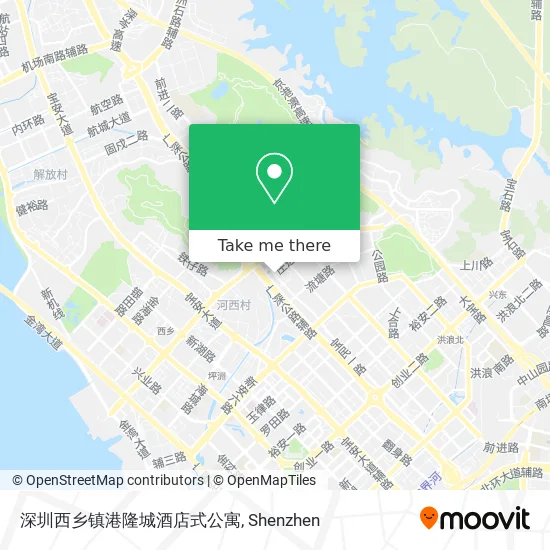 深圳西乡镇港隆城酒店式公寓 map