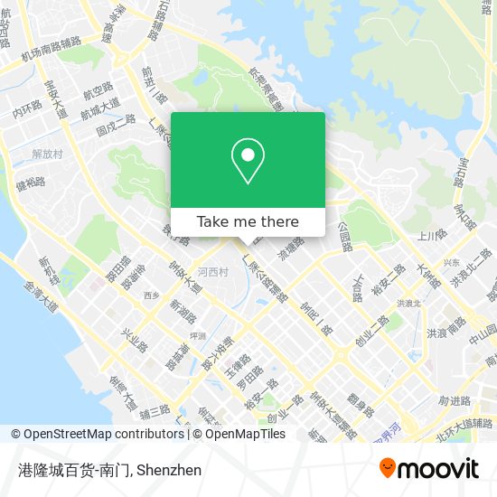 港隆城百货-南门 map