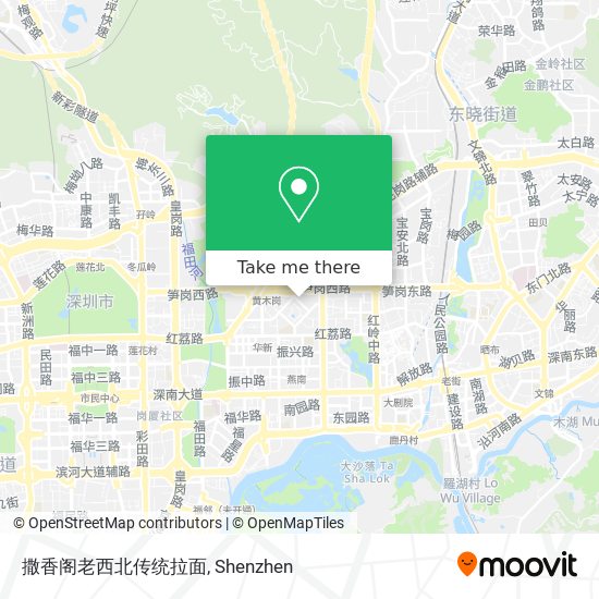 撒香阁老西北传统拉面 map