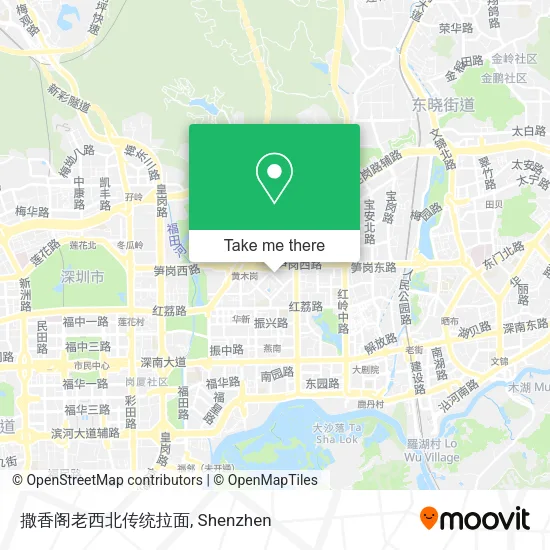 撒香阁老西北传统拉面 map
