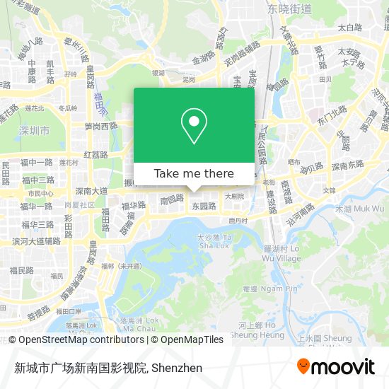 新城市广场新南国影视院 map
