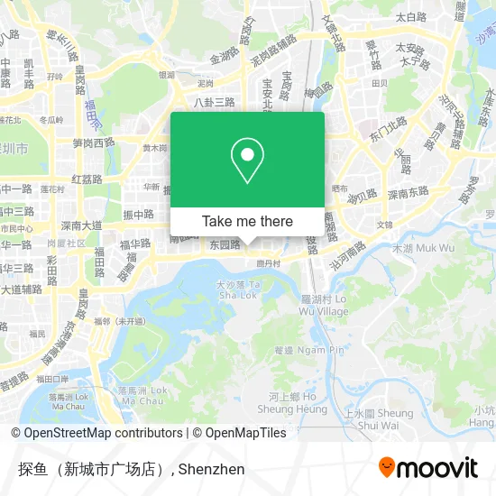 探鱼（新城市广场店） map