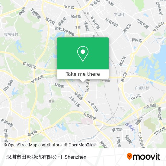 深圳市田邦物流有限公司 map
