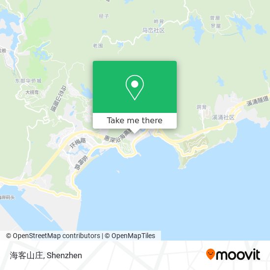 海客山庄 map