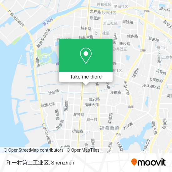 和一村第二工业区 map