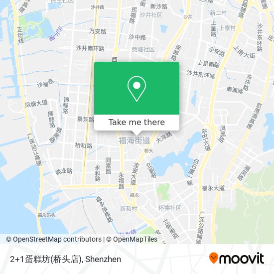 2+1蛋糕坊(桥头店) map
