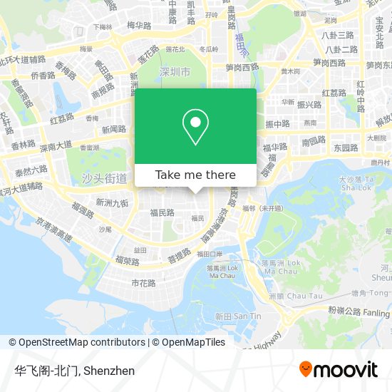 华飞阁-北门 map