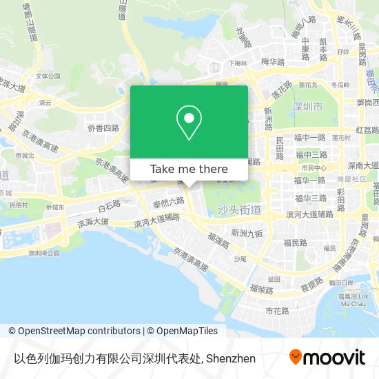 以色列伽玛创力有限公司深圳代表处 map