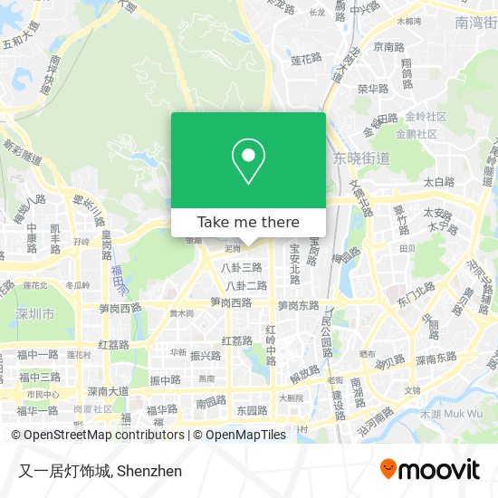 又一居灯饰城 map