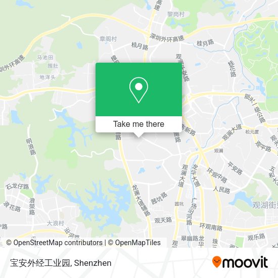 宝安外经工业园 map