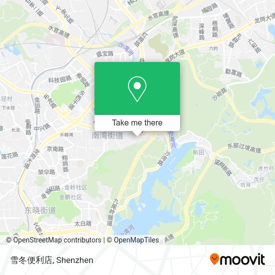 雪冬便利店 map