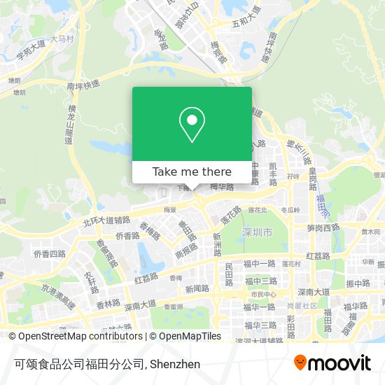可颂食品公司福田分公司 map