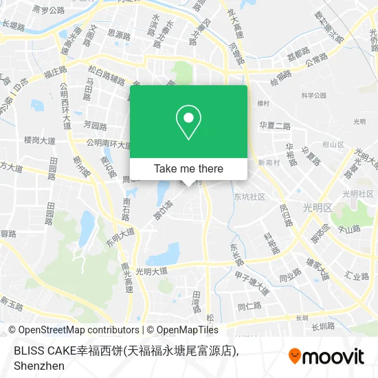 BLISS CAKE幸福西饼(天福福永塘尾富源店) map