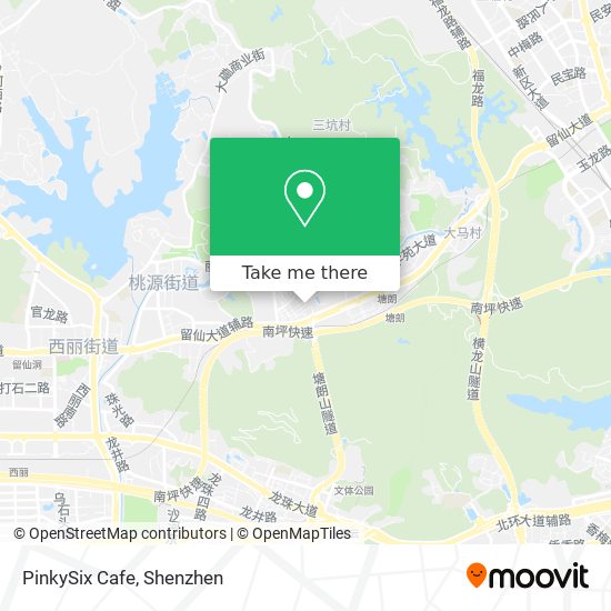 PinkySix Cafe map