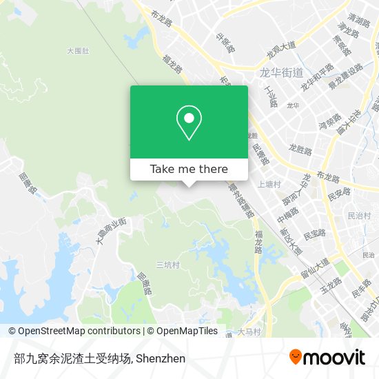 部九窝余泥渣土受纳场 map