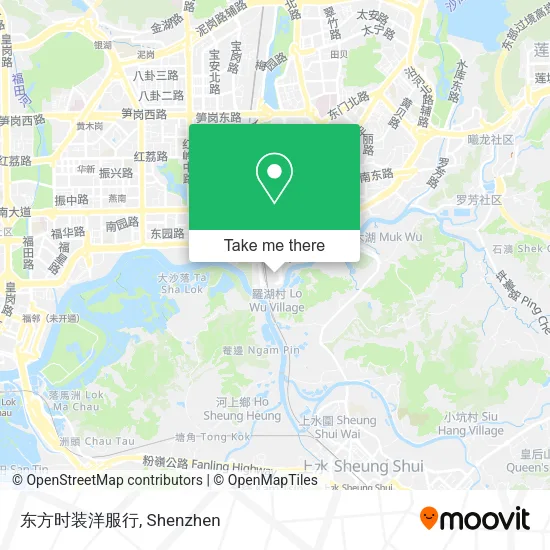 东方时装洋服行 map